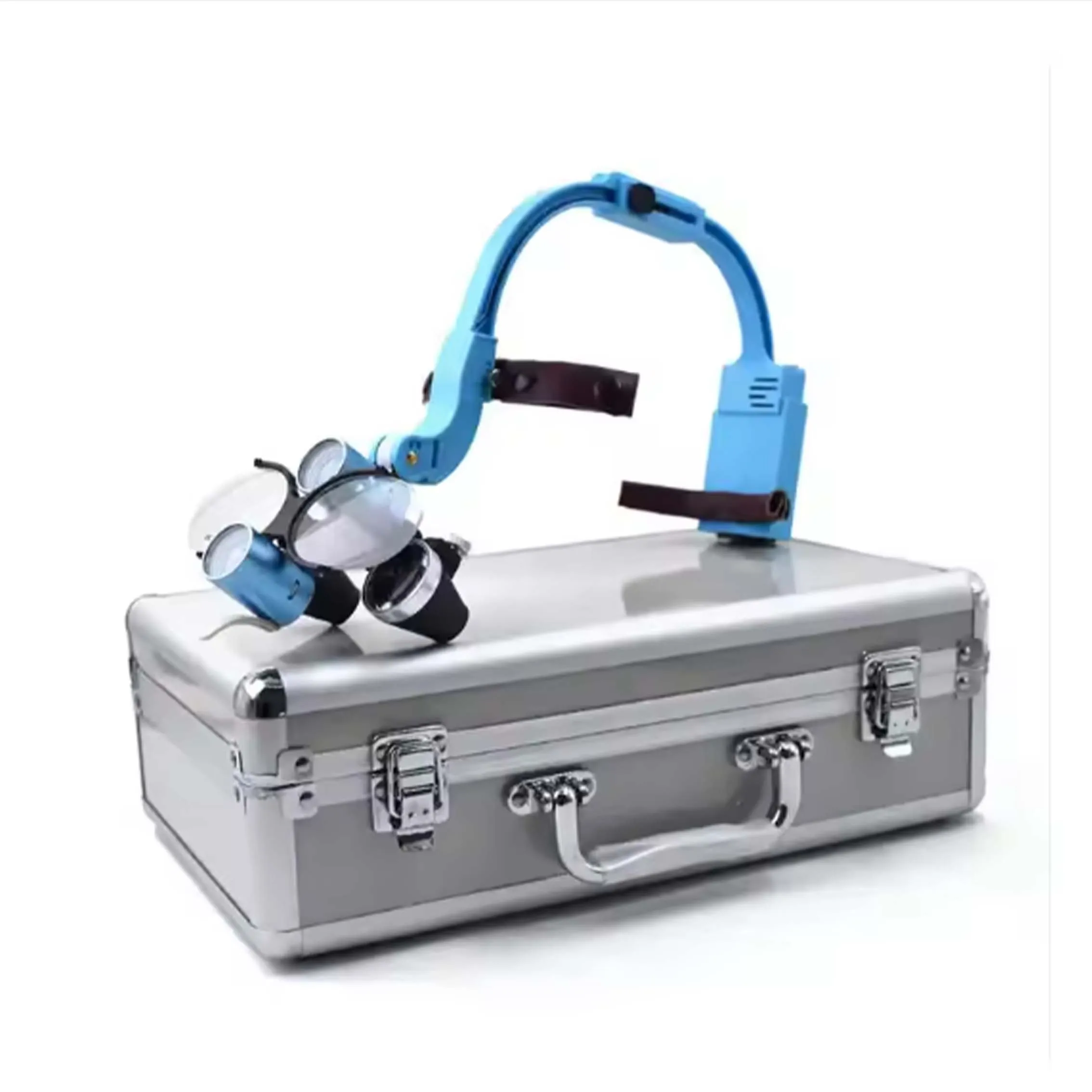 Meite Medical 2.5x 3.5x Magnification Binocular Dental Loupe Surgery Surgical Magnifier With Headlight Led Light Loupe Lamp