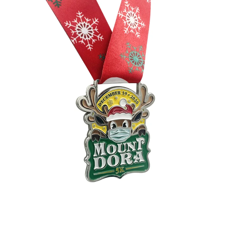 Limited Metal Medal Winter December Christmas Deer Custom Key Medals
