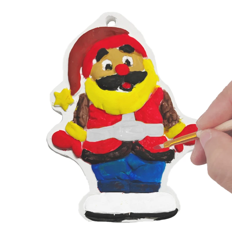 DIY toys make your own christmas Plaster painting kit drawing kit educational arts and crafts kit color for kids
