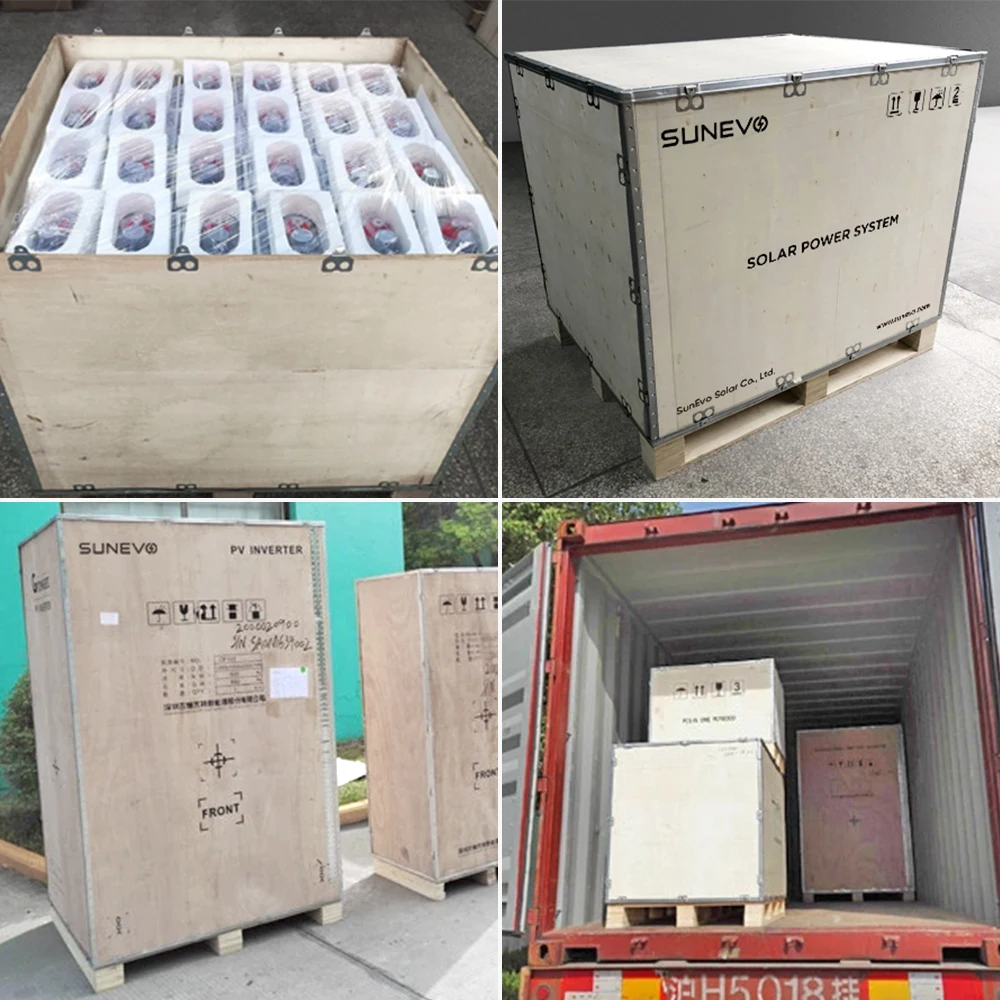 Sunevo High Voltage Off Grid Solar System 30Kw 40Kw 50Kw Free Shipping Complete Kits Price