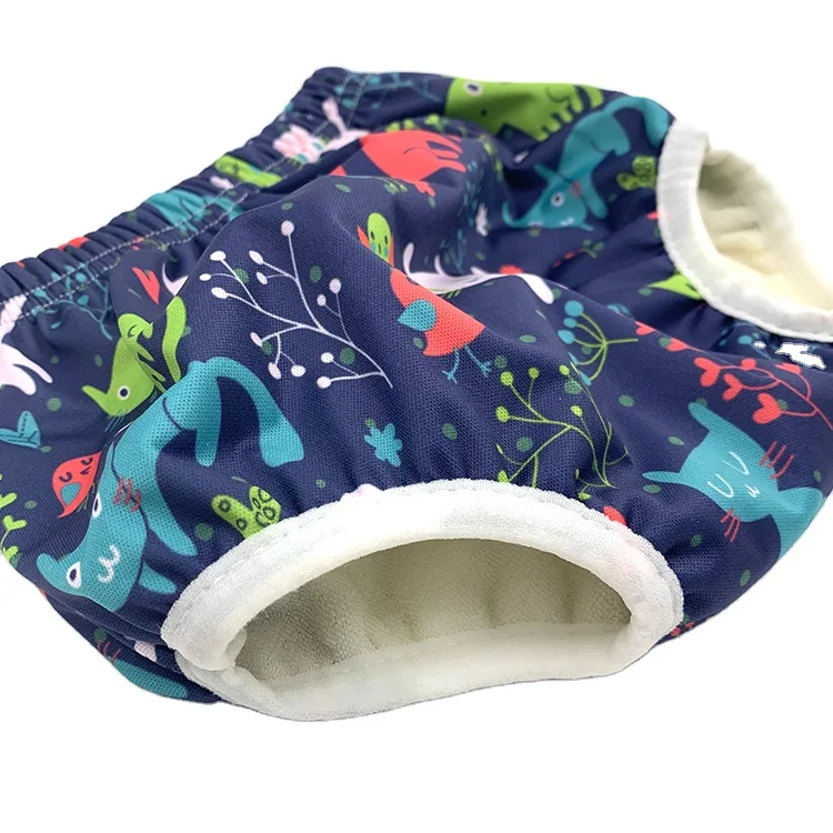 cotton waterproof underpants training cloth diapers reusable baby potty training pants for toddler