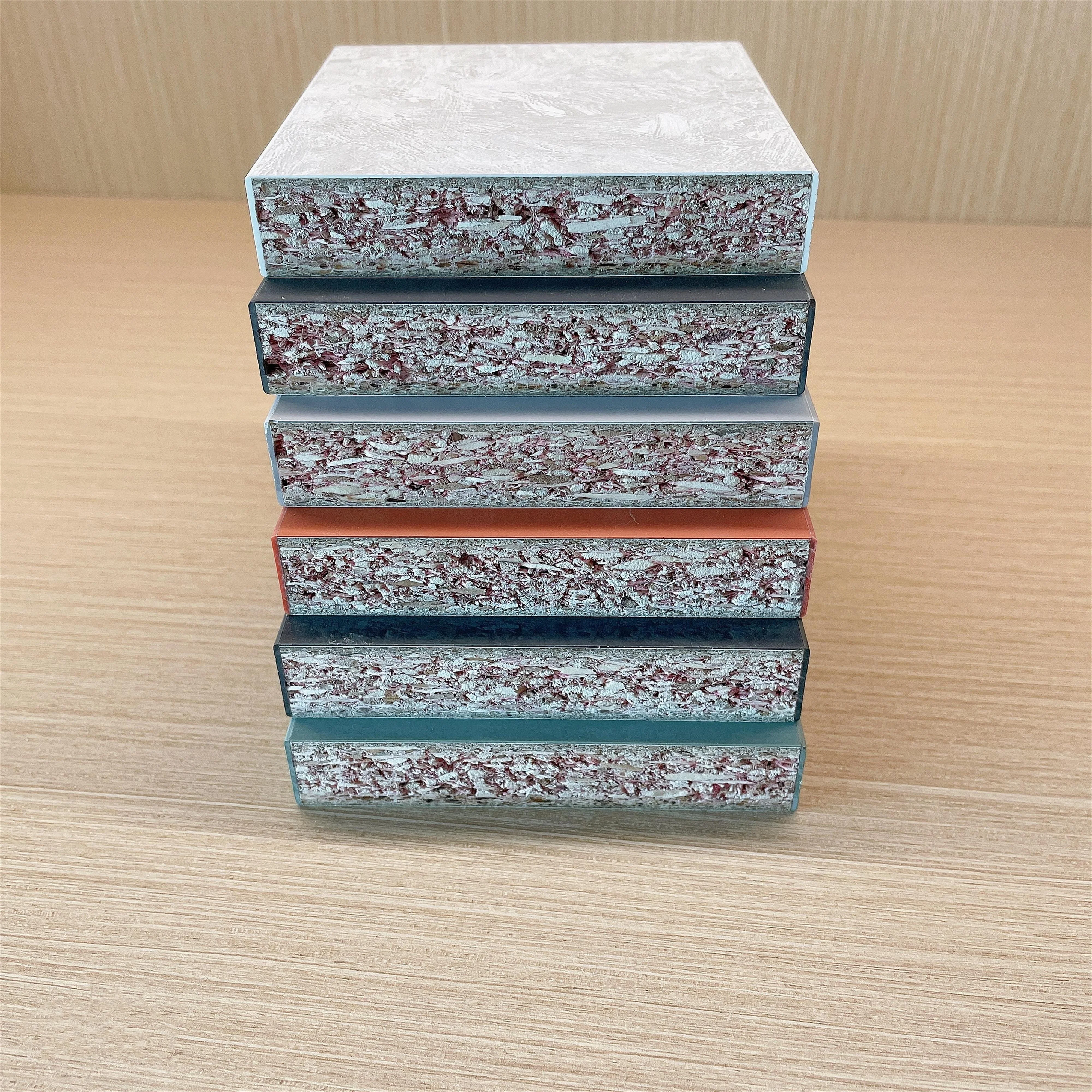 flakeboard E0  Glue Plain Brown Particle Boards Particle Melamine Board Price