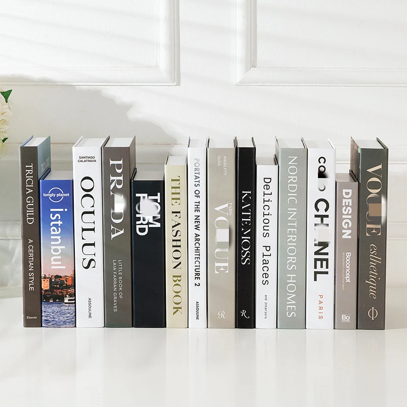 Оптовая продажа коробка в форме книги дешевая Высококачественная декоративная поддельная книга для