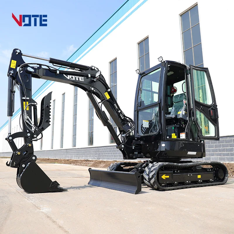 Free Shipping Chinese Hydraulic mini excavator 2 Ton CE/EPA Engine Digger With Cabin Bagger mini 3.5 Ton excavators