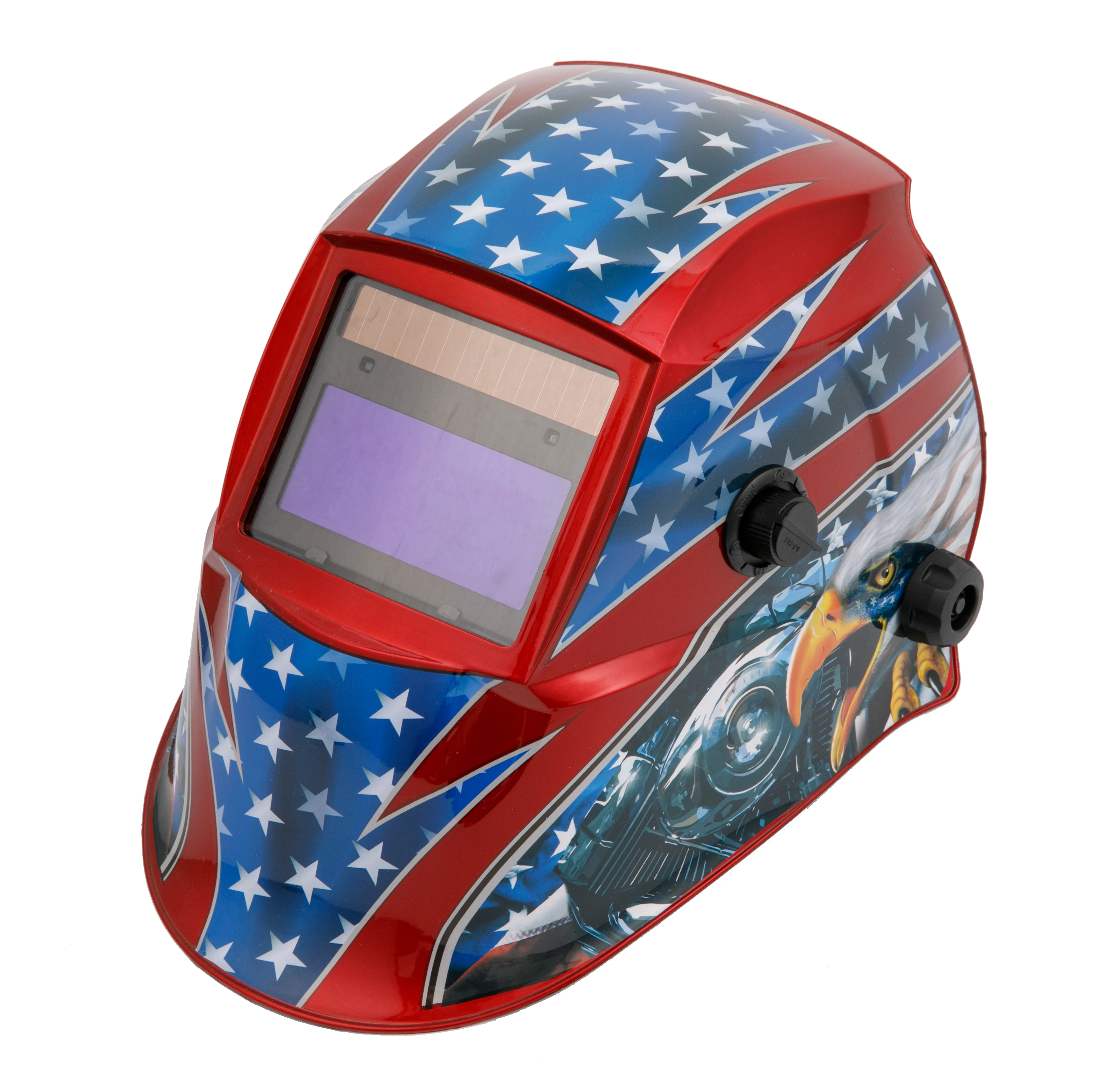 TN15 Customization Decals Head Mounted Auto Darkening Welding Helmet PA Tough Material Welding Hood