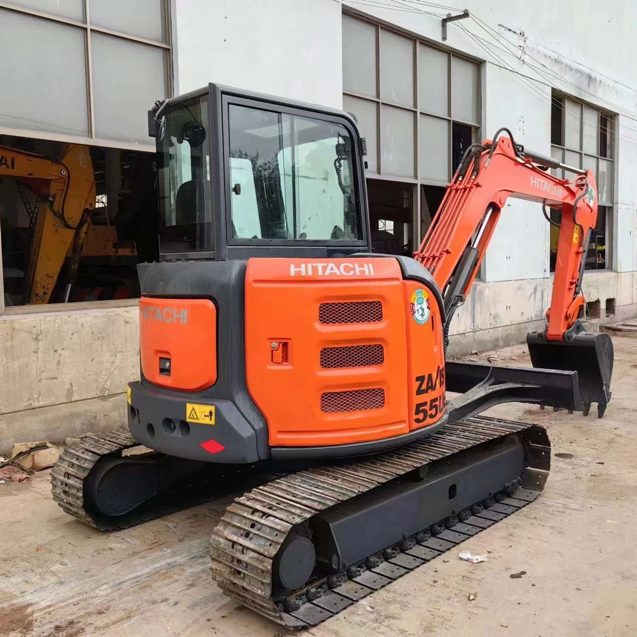 Использованный мини-экскаватор ZX55 Hitachi 5 тонн использованный Экскаватор hitachi Zaxis55usr-5A экскаватор б/у