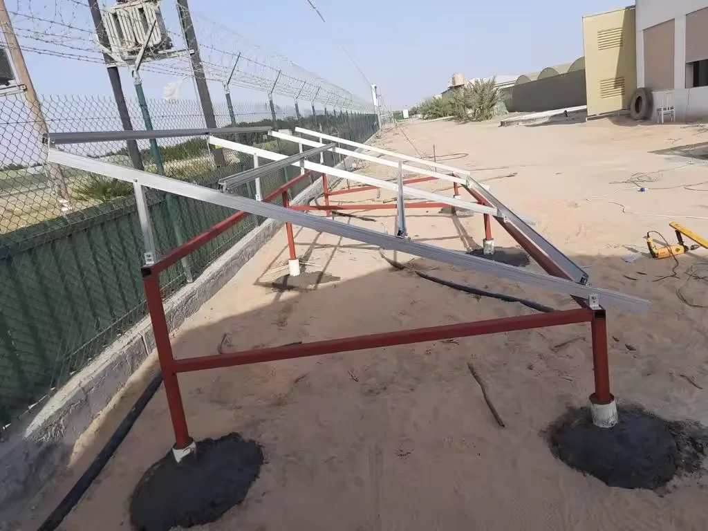 300w  400w 500w 600w solar panel adjustable pv mounting bracket kit tilt front leg rear leg