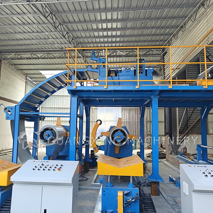 Automated sandwich panel machine line production of pu sandwich panel production line