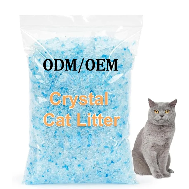 Silica Cat Litter Factory OEM&ODM Eco-friendly Dust-free Deodorization Premium Silica Gel Cat Litter