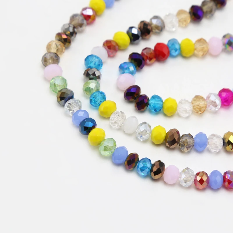 Mixed Color Crystal Glass Bead for Jewelry Making