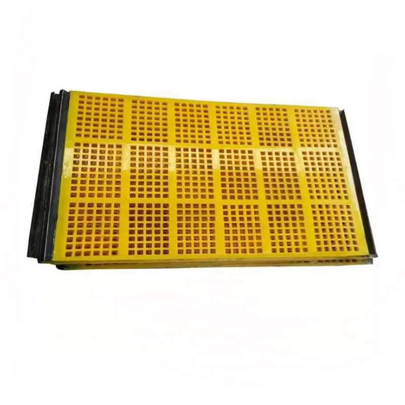 Frame Customize Sieve Plate Mesh Wedge Block For Oil Vibrating Polyurethane Screen Panel