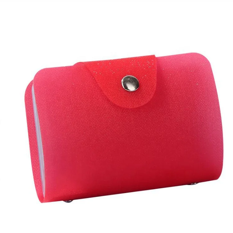 Bank Leather Business Card Holder Photo Album Portable Gypsophila TPU/ PVC Credit Card Animal Prints ENGLAND STYLE