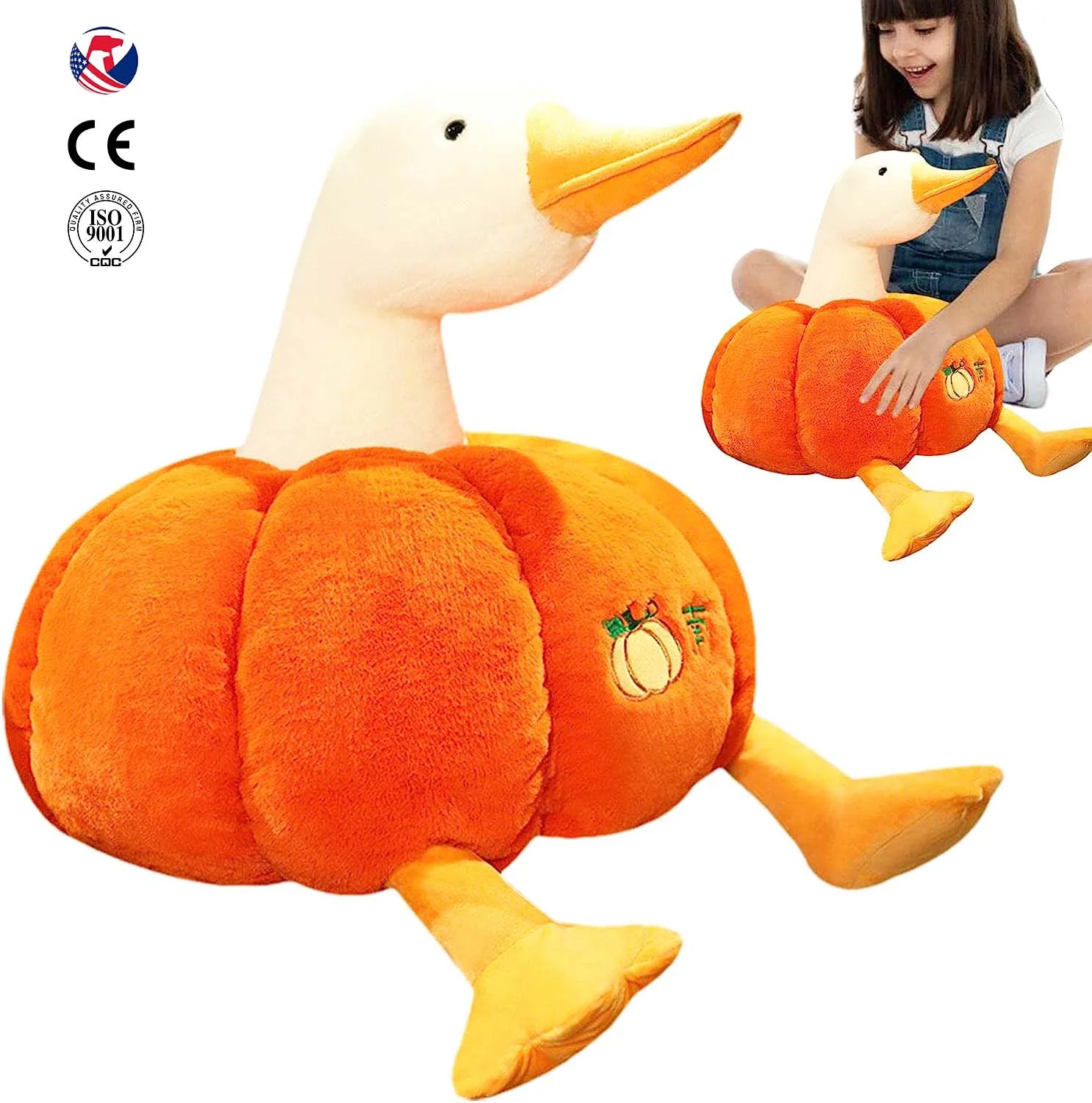 Floor Mat Sleep Pillow Big white goose pillow plush toy Duck goose Animal Stuffed Swan Goose plushie