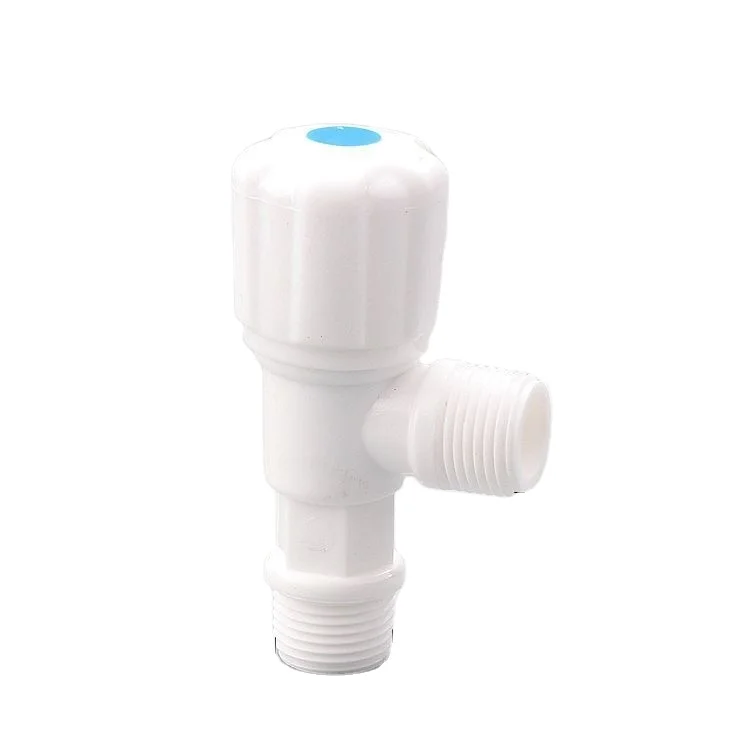 plastic bathroom toilet hot cold water plastic angle valve