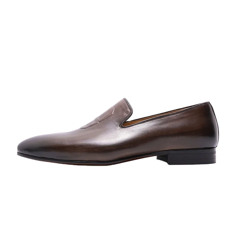 Felix Chu Loafers Men Genuine Leather Slip On Driving Casual Shoes