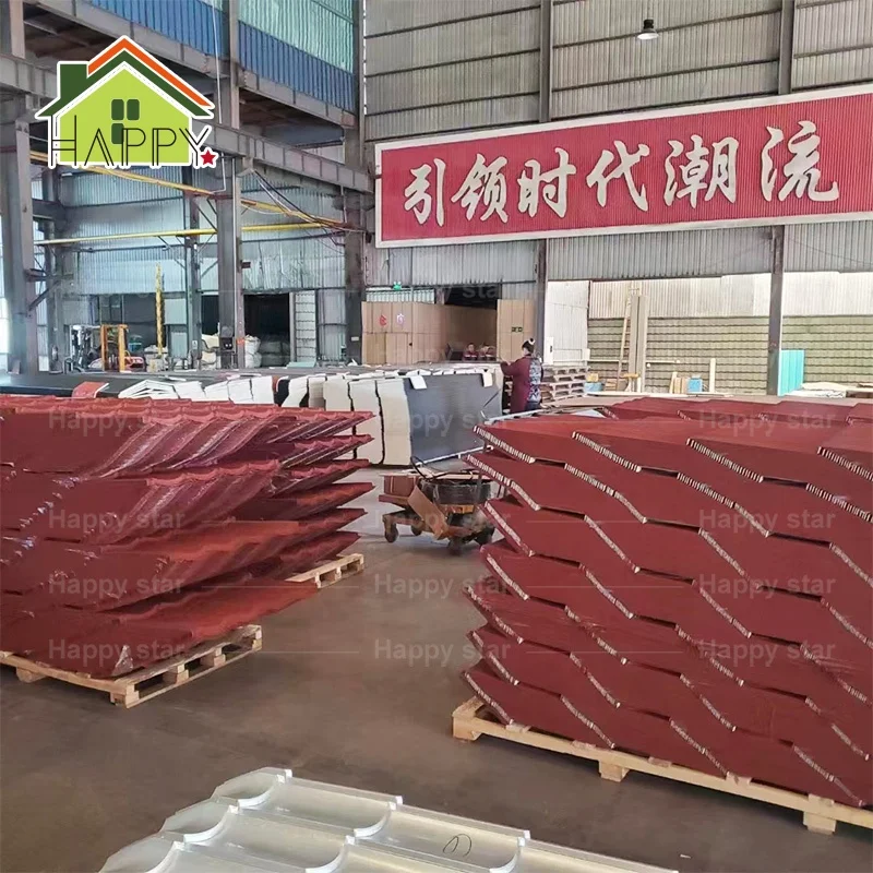 Aluminum shingle roof and wall hot water panels fish scale metal roofing sheet on roof cleaning
