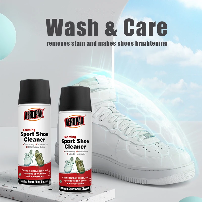 200ml Aerosol Decontamination Whitening Care Cleaning Yellow Shoe Agent Shoe Edge White Shoes Whitening Cleaner Spray
