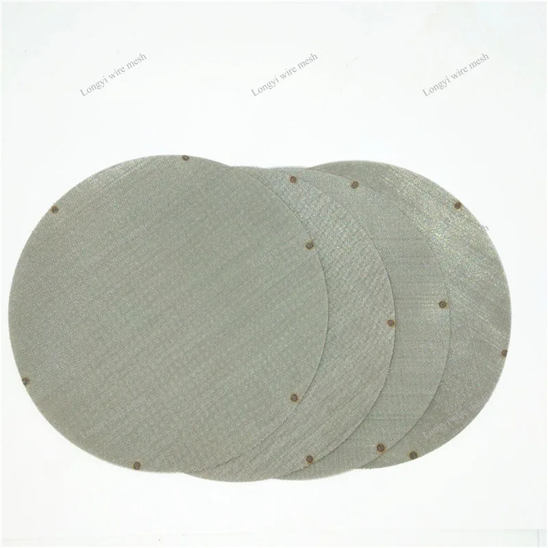 
2-7 layers stainless steel wire mesh 20-200 micron Spot welding mesh screen filter disc 