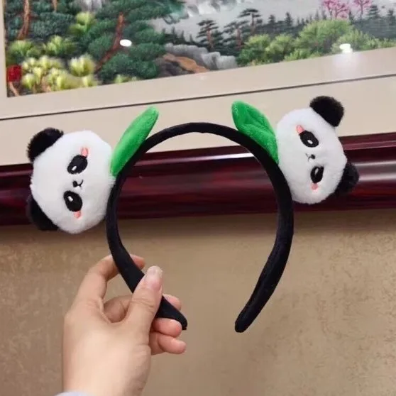 Wholesale Hair Accessories Fashion Cute Panda Spa Washing Face Headband for Women Girls