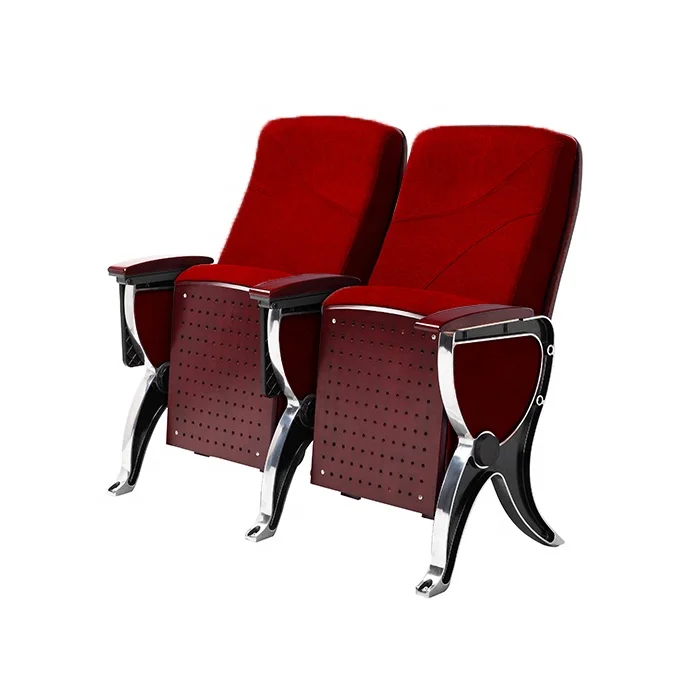 China Supplier Hot Popular Luxury Cinema Lecture Hall Fabric Auditorium Church Chairs with writing pad theater seat YA-L802