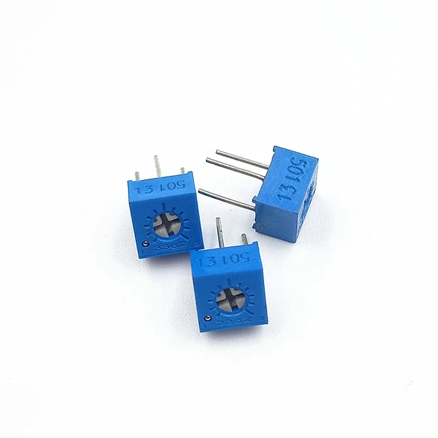 Fast delivery 500R trimmer potentiometer 3362 500 OHM 3362P-1-501