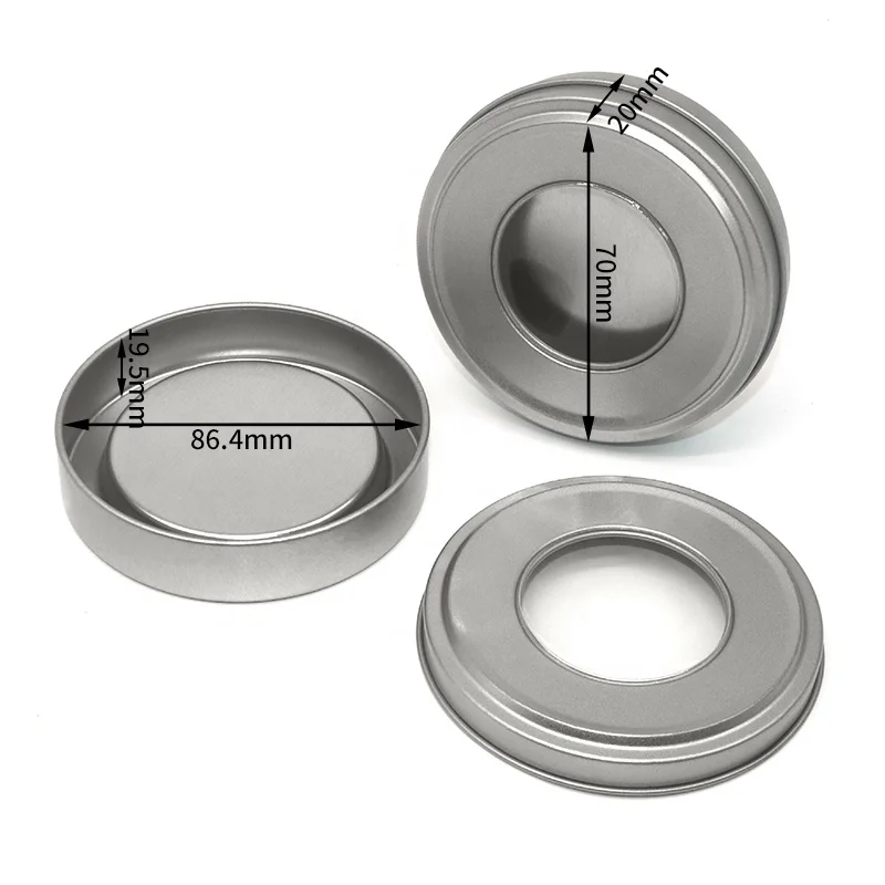 Custom Empty Saffron Aluminum Metal Tin Can Box Package Round Safran 1g 2g 3g 5g 10g Saffron Threads Tin Packaging