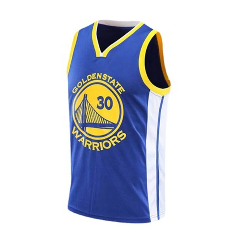
American Wholesale Custom Basketball Team Warriors Jersey #30 CURRY Golden State Fast Break Player Jersey for Sports Lover 