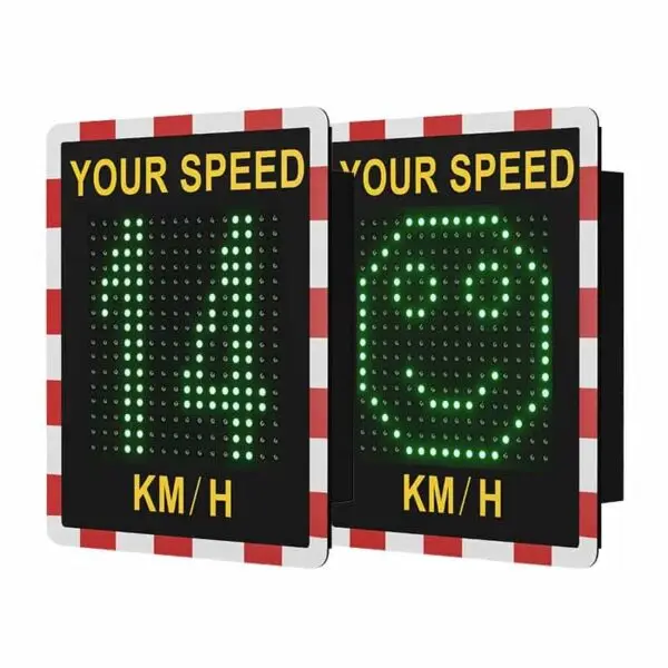 High Quality Euro P20 Module LED Solar speed radar sign Traffic Detector Doppler radar Sensors Led speed Limited Signs