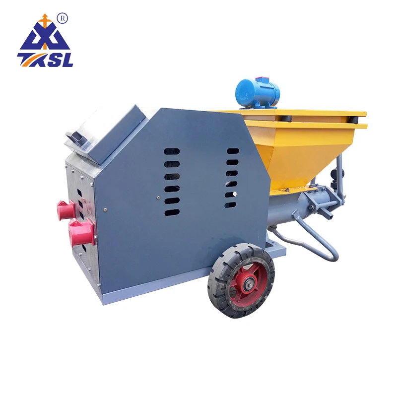 china top supplier cement mortar spray plastering machine