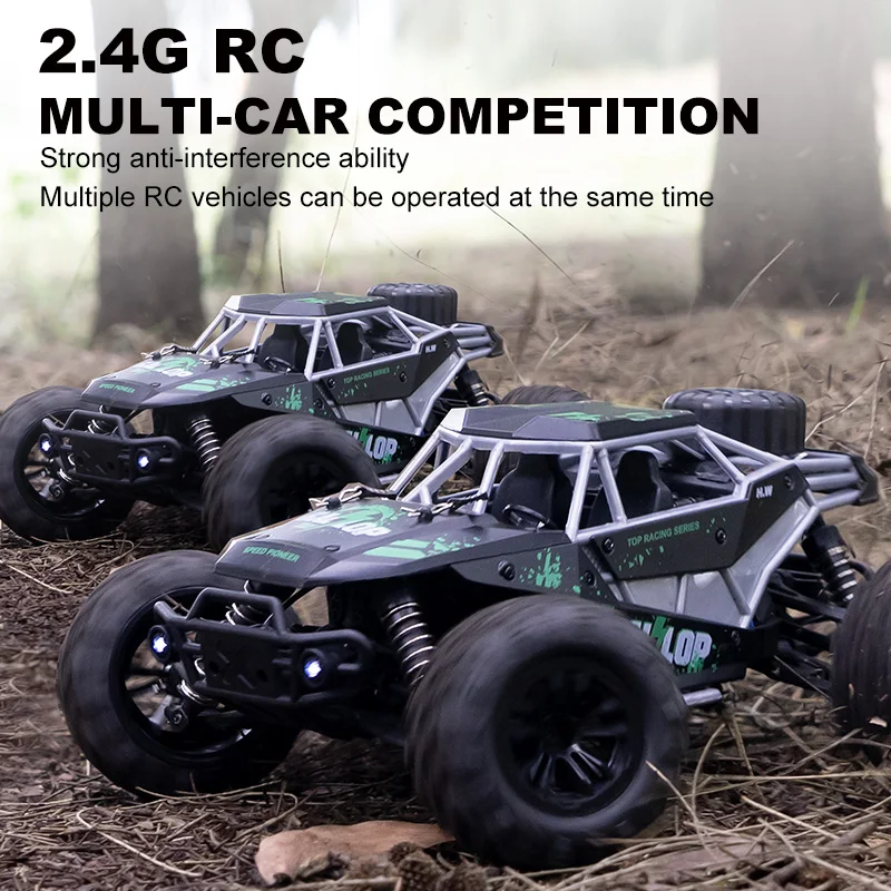 1:16 4WD High-Speed Remote Control Metal RC Car Drift Buggy for Kids Adults Truck with Charger Included