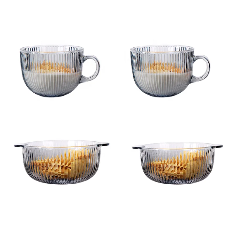 Low MOQ color spray dish plate dinner bowl tea mug water cups dinnerware set various glass dinner set