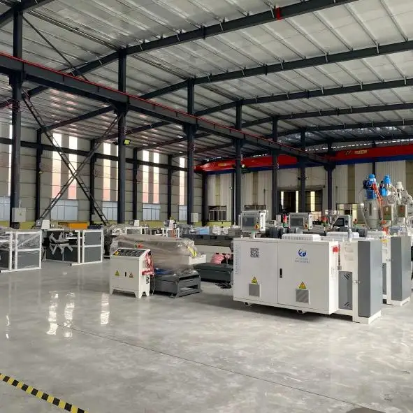 Electrical Wire Flexible Corrugated Cable Protection conduit Plastic Tube making extruder machinery with CE ISO