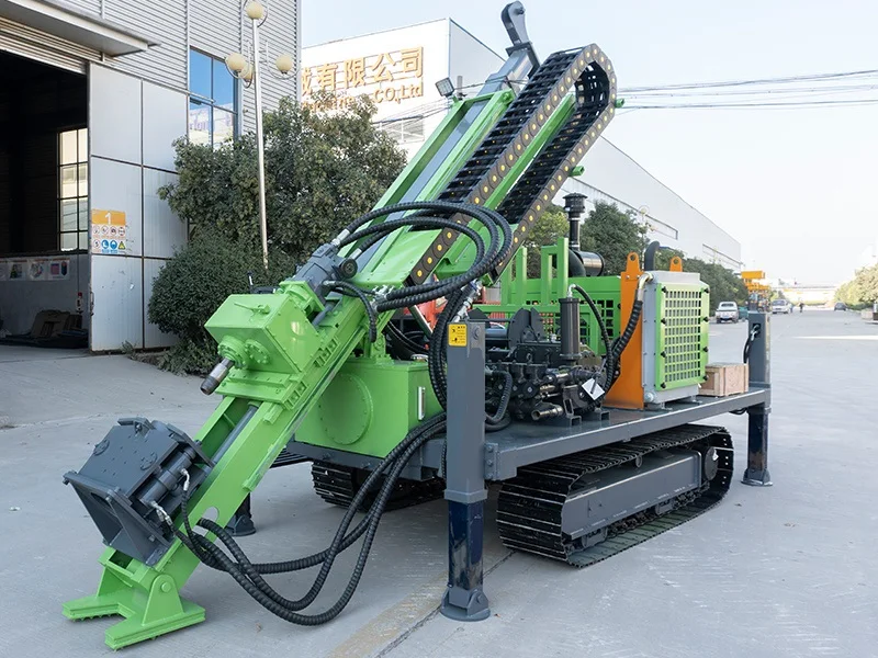 Small Crawler Hydraulic Rotary Drilling Rig Geological Crawler Core Drill For Water Well Mining Exploration