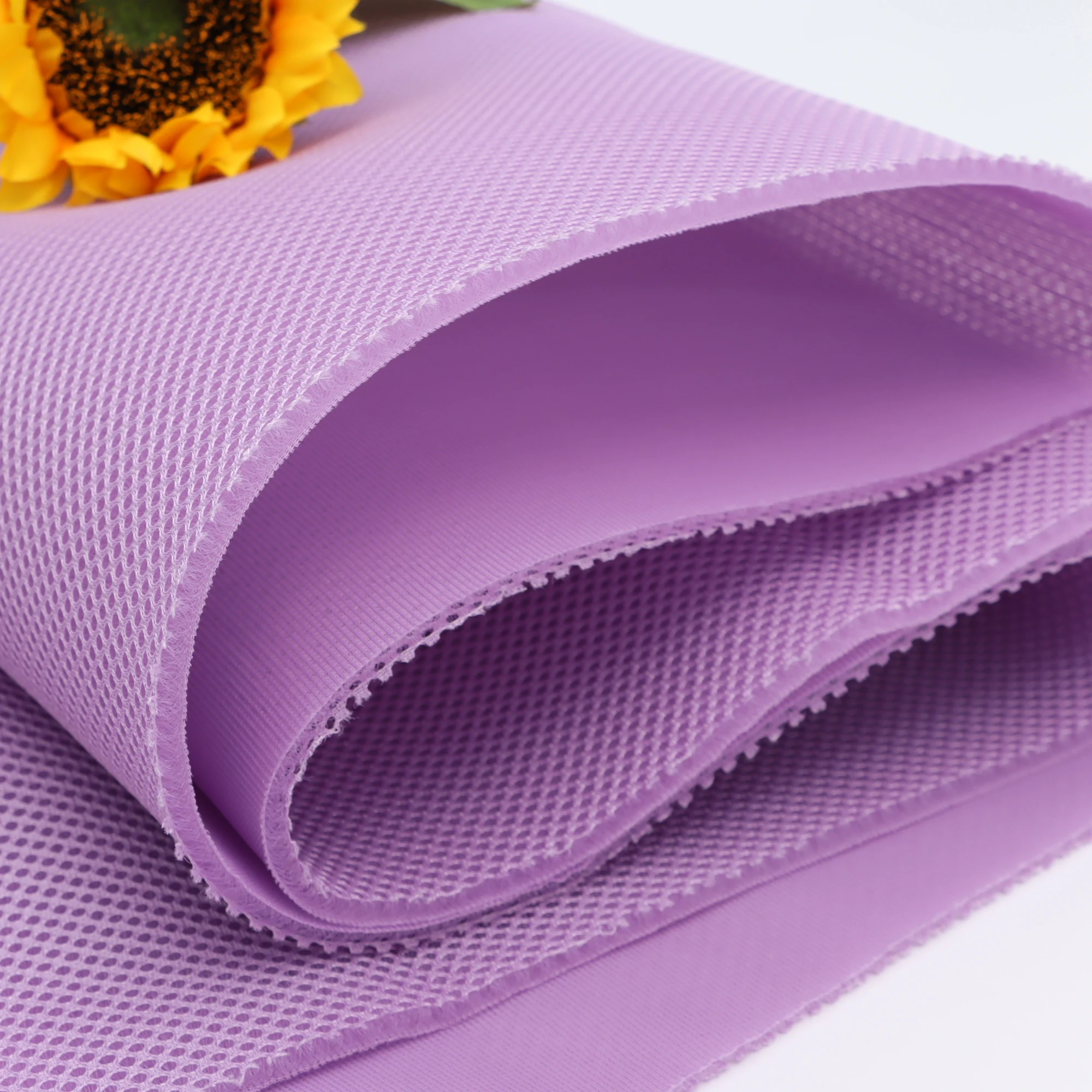 Custom 250gsm 100% Polyester 3d Air Mesh Sandwich Spacer Fabric For Bag Shoes Rehabilitation Supplies