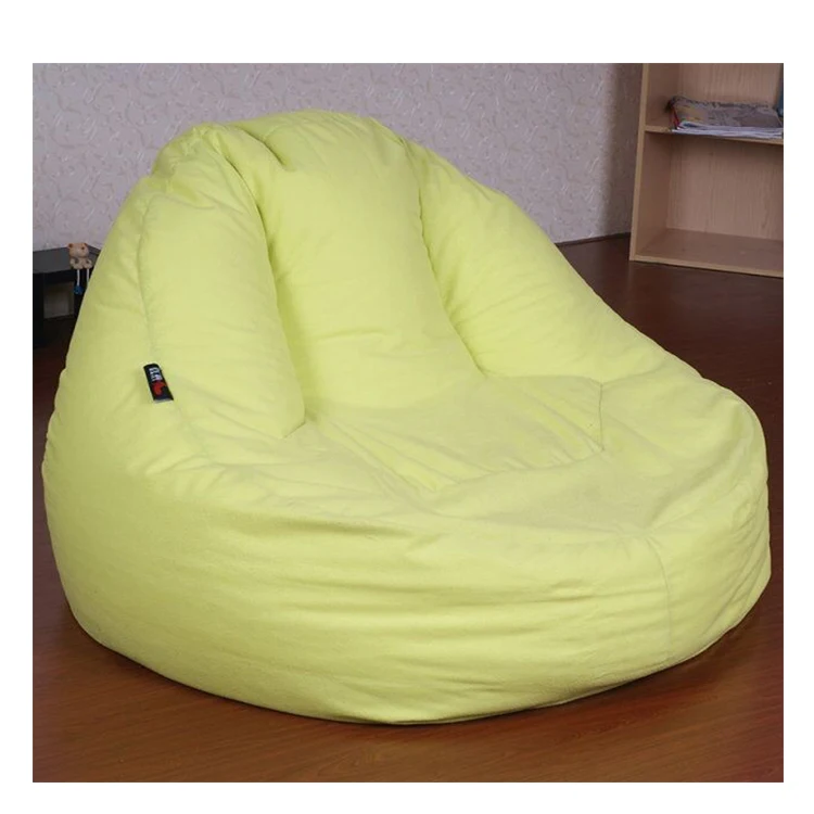 Simple style round shape bean bags indoor living room soft lazy chair bean bag