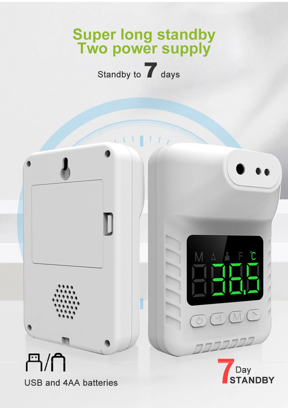  Настенный Бесконтактный арабском языке Голос Мини K3X K3 pro plus температуры штатив-Трипод стойка постоянного термометр