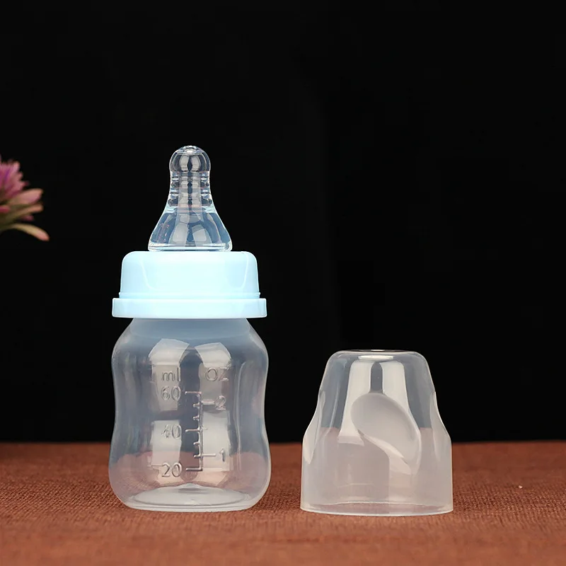 60ml Baby Portable Food Grade Feeding Nursing Bottle BPA Free Newborn Plastic pp Baby Bottle