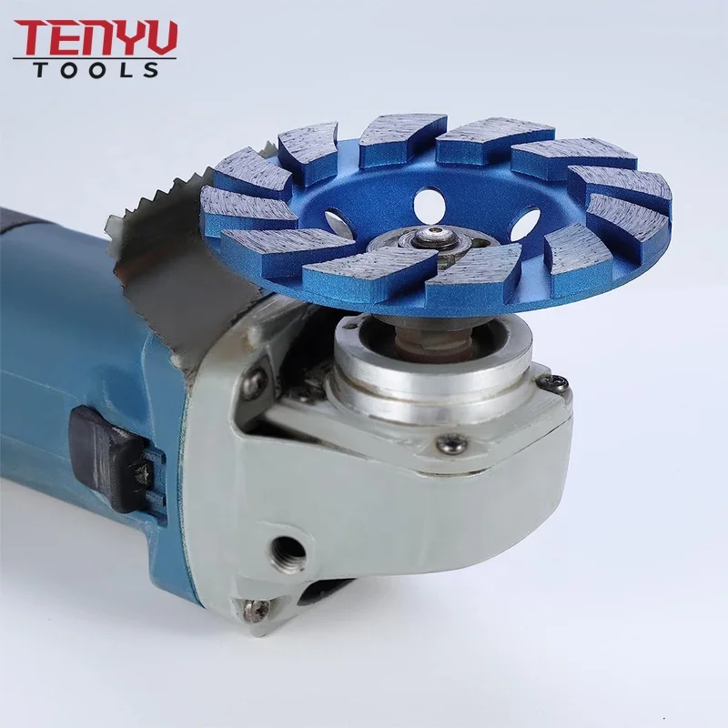 4 Inch Concrete Diamond Cutting Cup Grinder Stone Sanding Blade Grinding Wheel Disc for Angle Grinder
