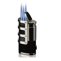 ODM/OEM portable men jet torch cigar triple lighter for gift