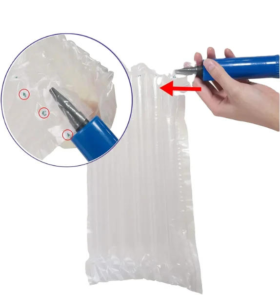 wholesale bubble bags Inflatable Air-Inflatable Column Bags HDPE Material Custom Size Recyclable Anti-Crushing Protective Film
