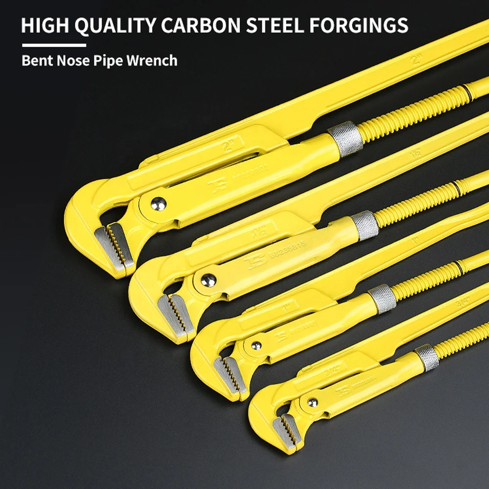 90 Degree Bent Nose Pipe Wrench