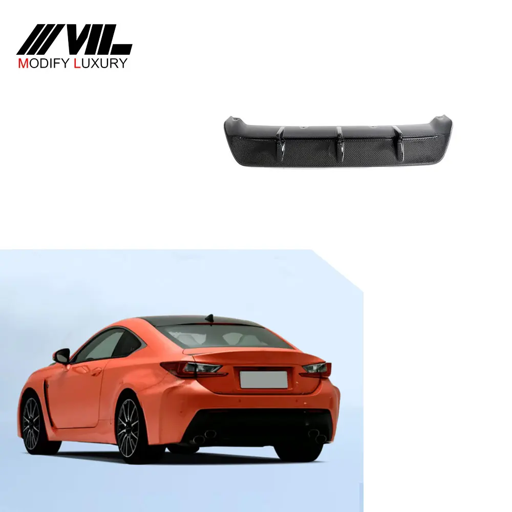 Factory OEM ODM high quality Carbon Fiber Rear Diffuser For Lexus RC-F 15-18