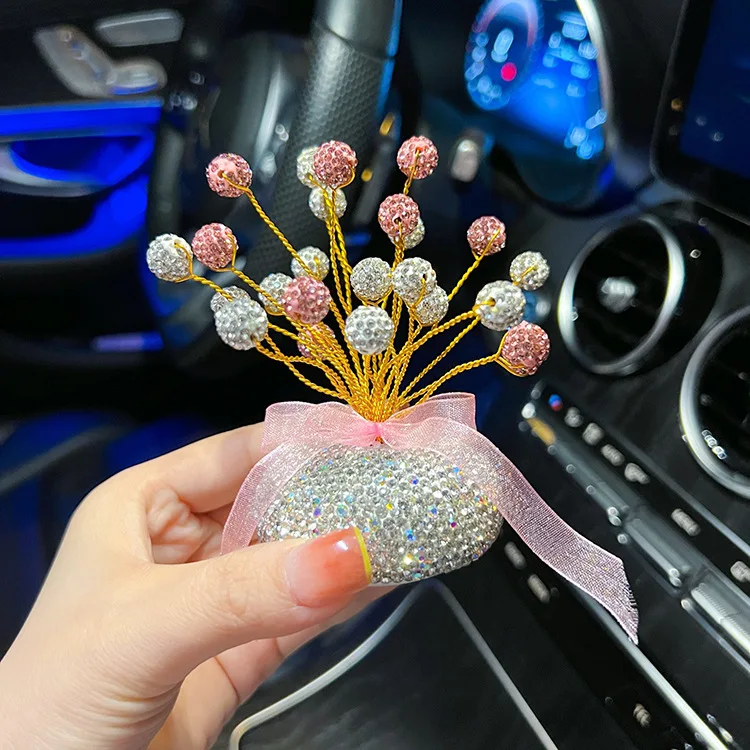 Car Ornaments Auto Accessories Decoration Diamond-studded Star Car Ornaments Girl Cute Car Ornaments