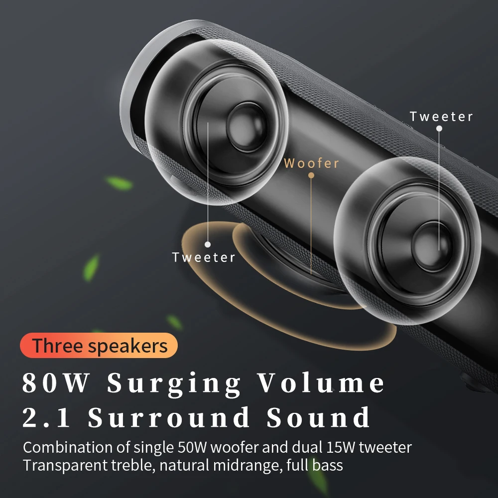 Cyboris TWS 200W Speaker Blue Tooth Portable Power Bank 10400mAh AUX Micro Memory Card Playing Audio Boombox Speakers