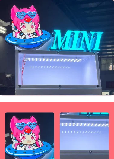 Coin Operated Smaller size crane plush machine mini claw doll machine crane claw machine for children