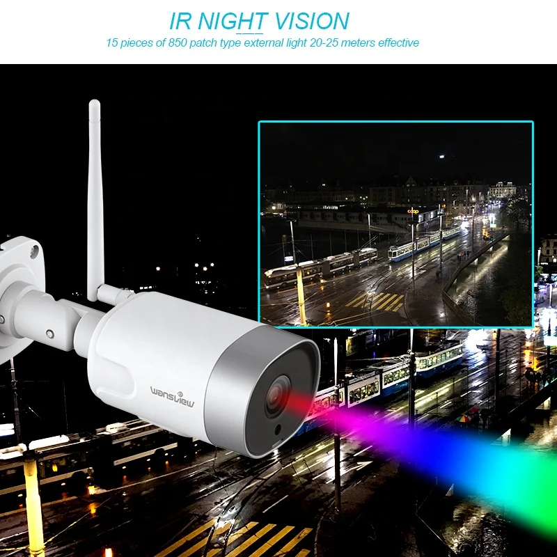 waterproof outdoor network bullet security camera ip 1080p hd cctv camera wifi  wireless cloud storage