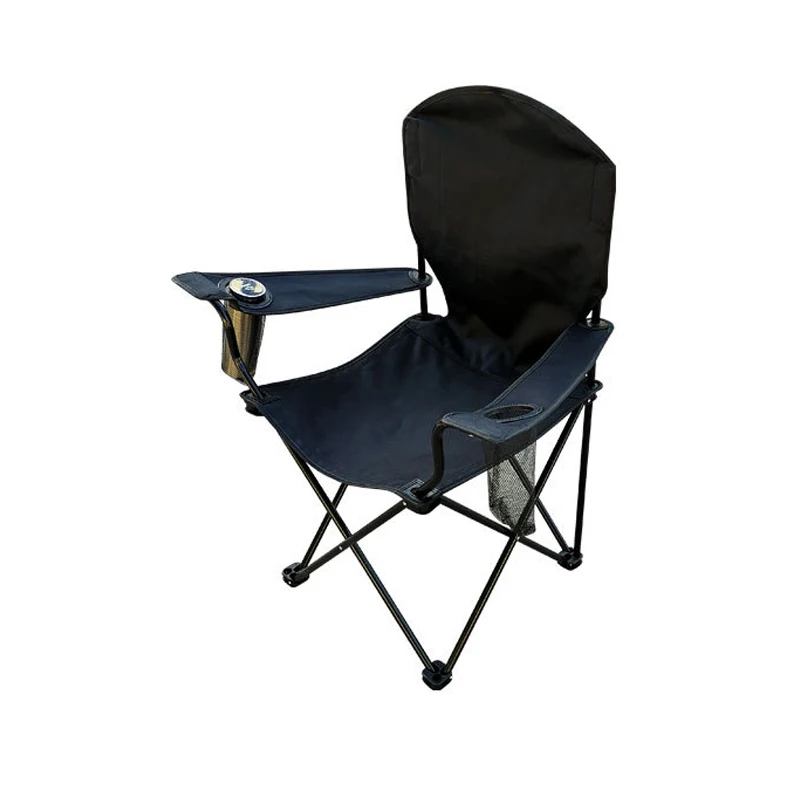 Cushion Folding Comfortable Foldable Portable Camping Chair with Armrests Fishing Chair