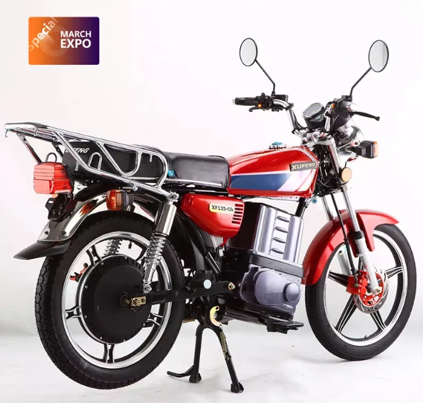 
High Quality Hydraulic Shock Absorption 72V Lithium Battery 2 Person Electric Motorcycle with Display 