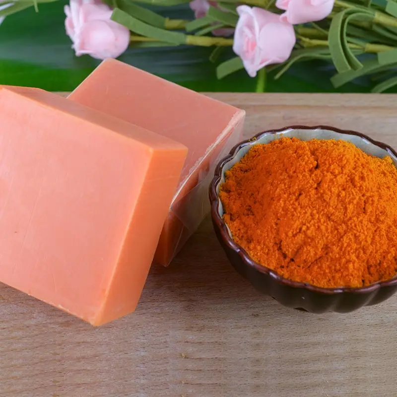 Private Label Organic Papaya Black Soap Aloe Vear  Kojic Acid Turmeric Whitening Bath Handmade Face Soap