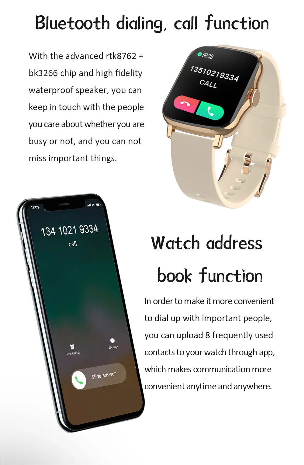 1 69 HD IPS экран Smartwatch кровяное давление кислородный монитор Шагомер калорий Запись пробега Смарт-часы